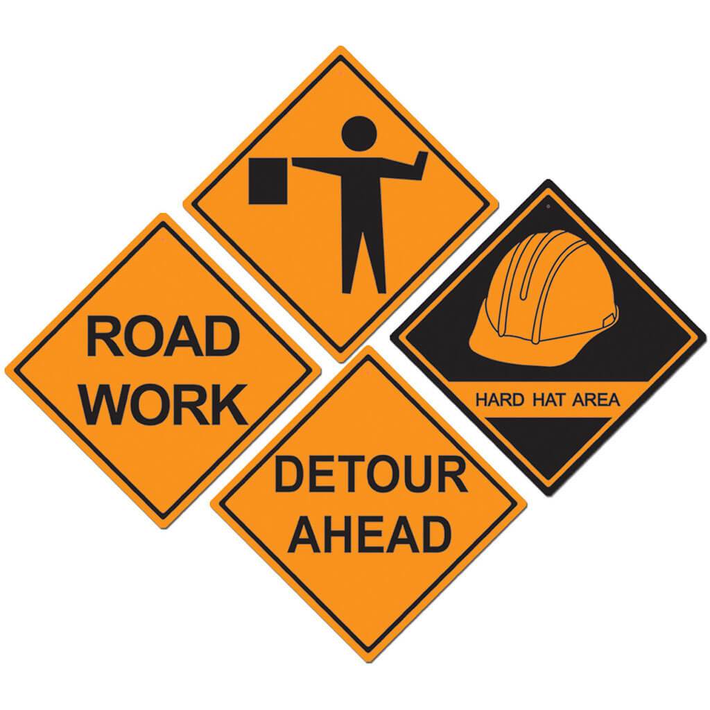 Construction Sign Cutouts