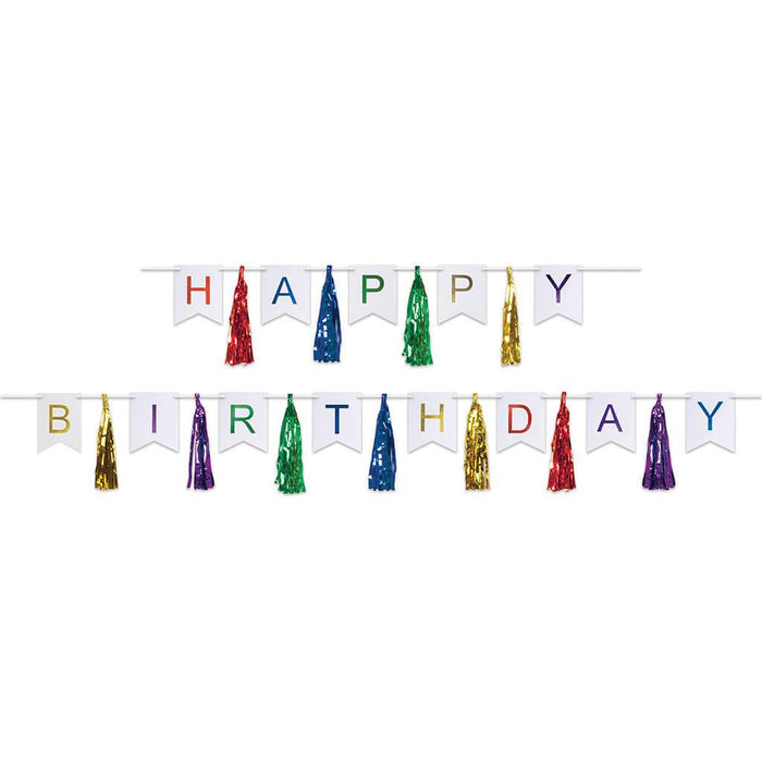 Happy Birthday Tassel Streamer