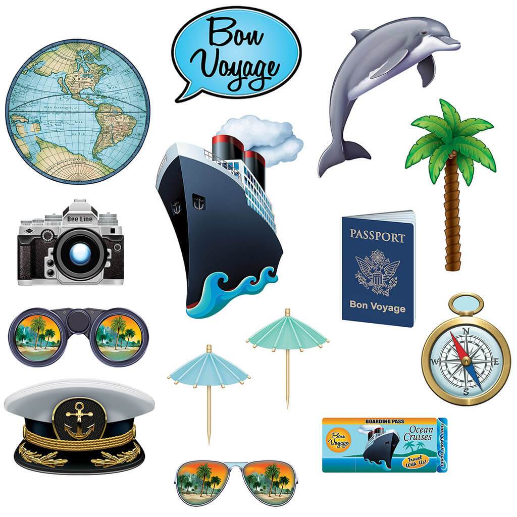 Bon Voyage Photo Fun Signs