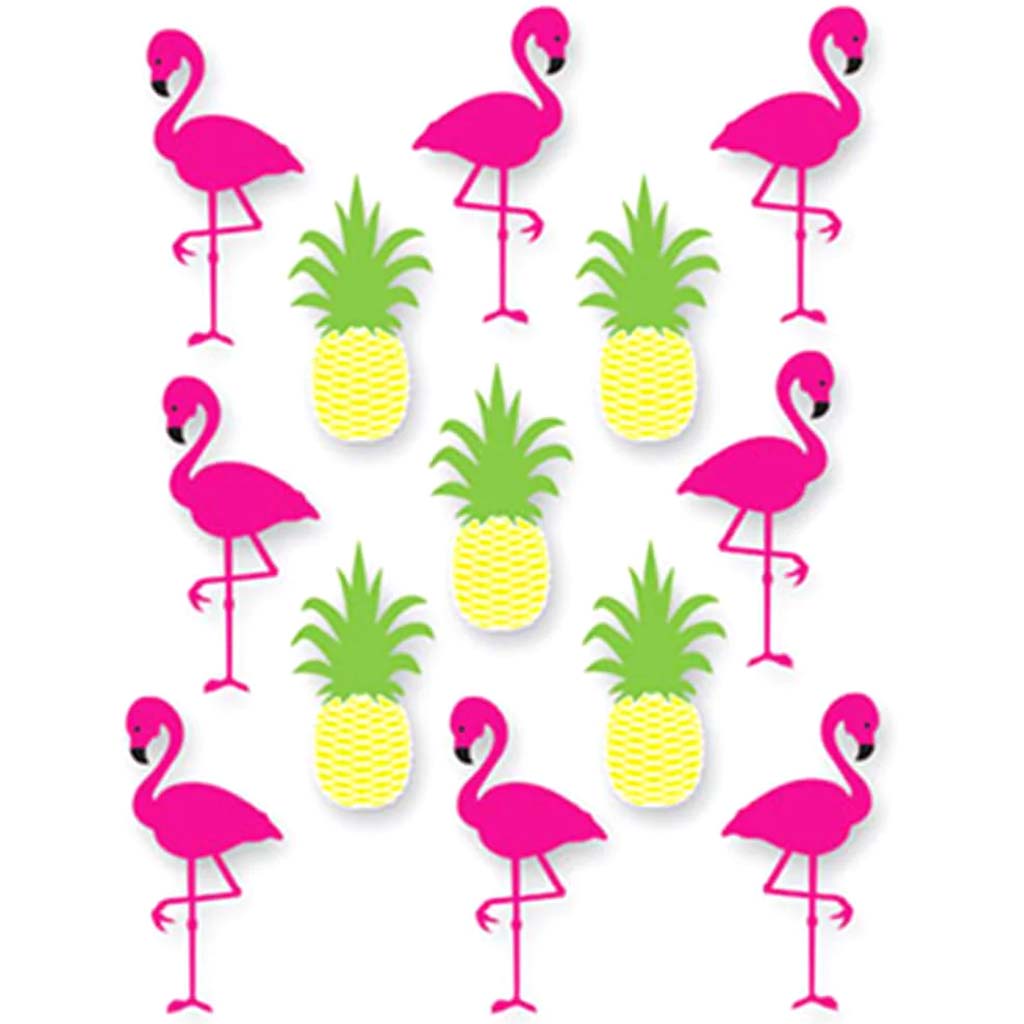 Pineapple &amp; Flamingo Clings