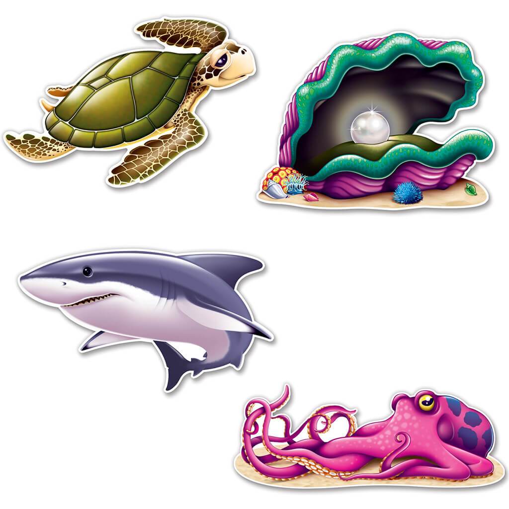 Under The Sea Creature Cutouts