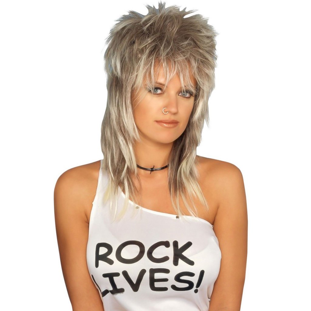 80&#39;s Rockin Queen Wig