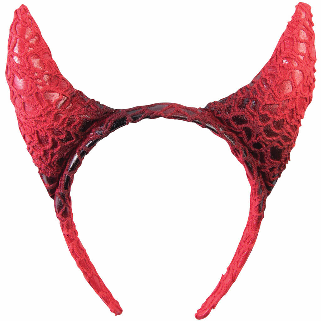 Red Devil Horn Headband