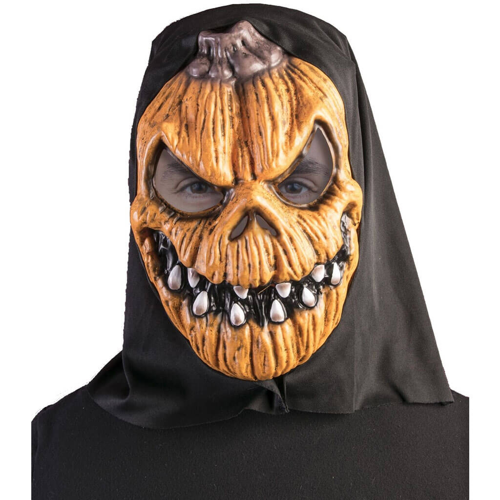 Evil Pumpkin Hooded Mask