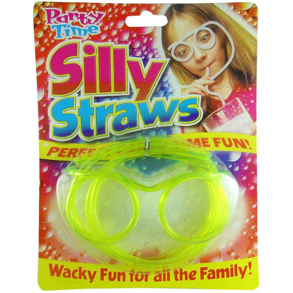 Drinking Silly Straw Kids Glasses