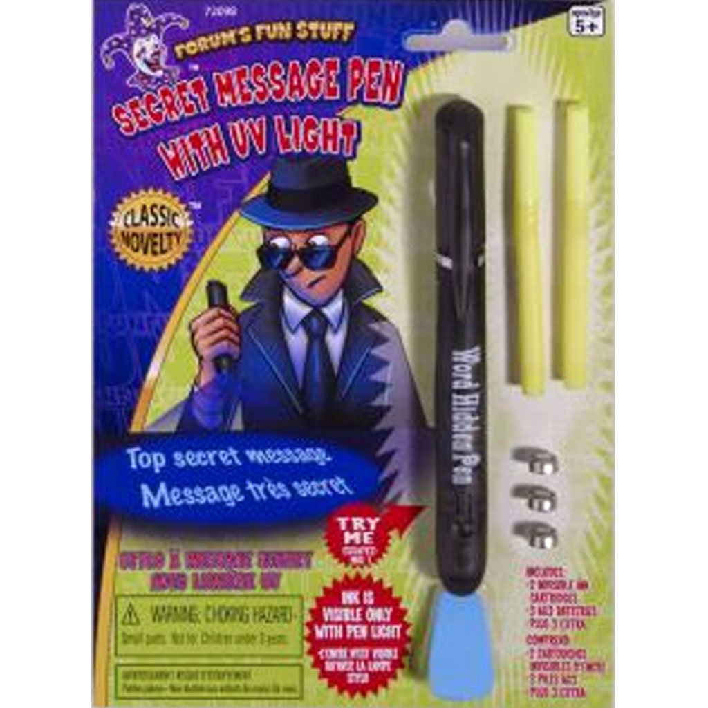 Secret Message Spy Pen with UV Light