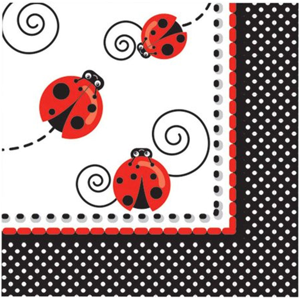 Ladybug Luncheon Napkins