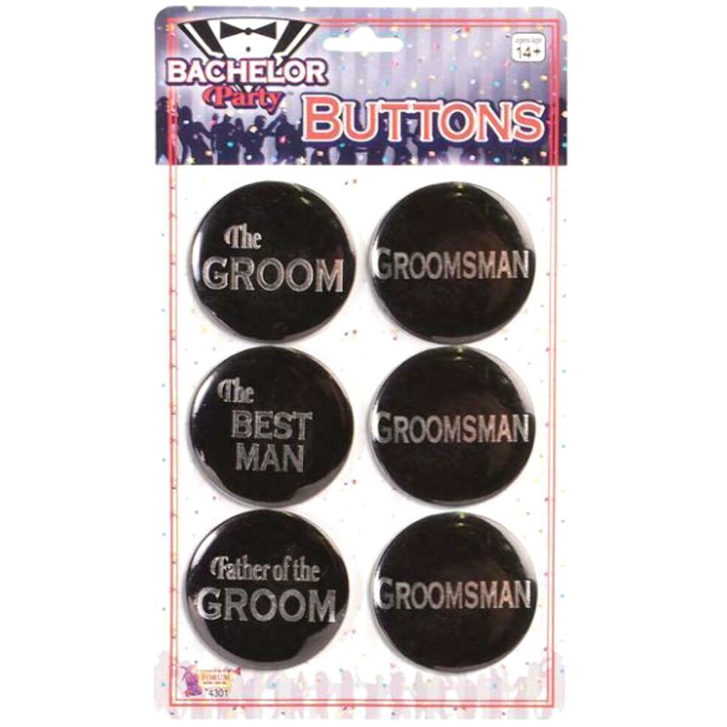 Bachelor Wedding Party Pins