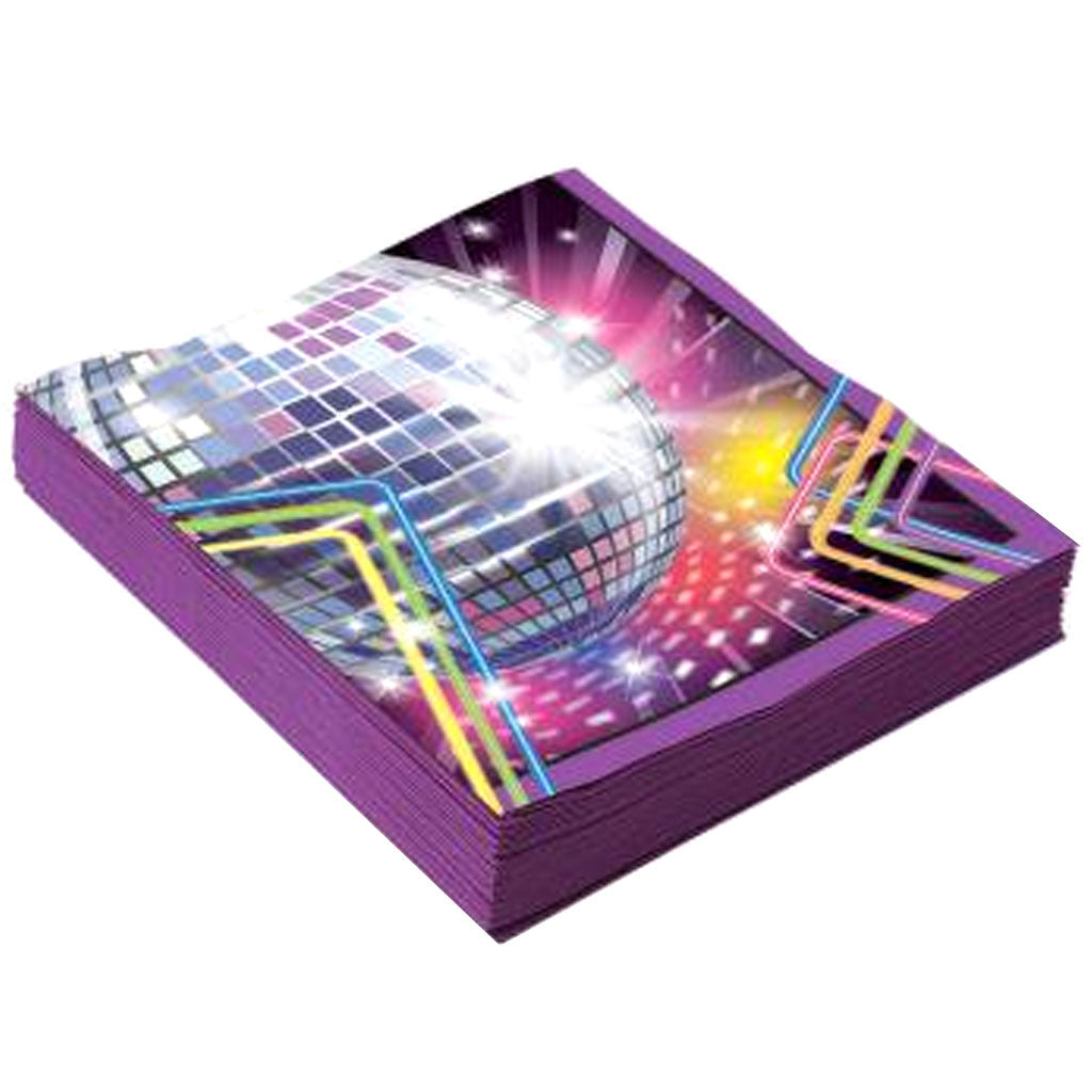 Disco Party Beverage Napkins