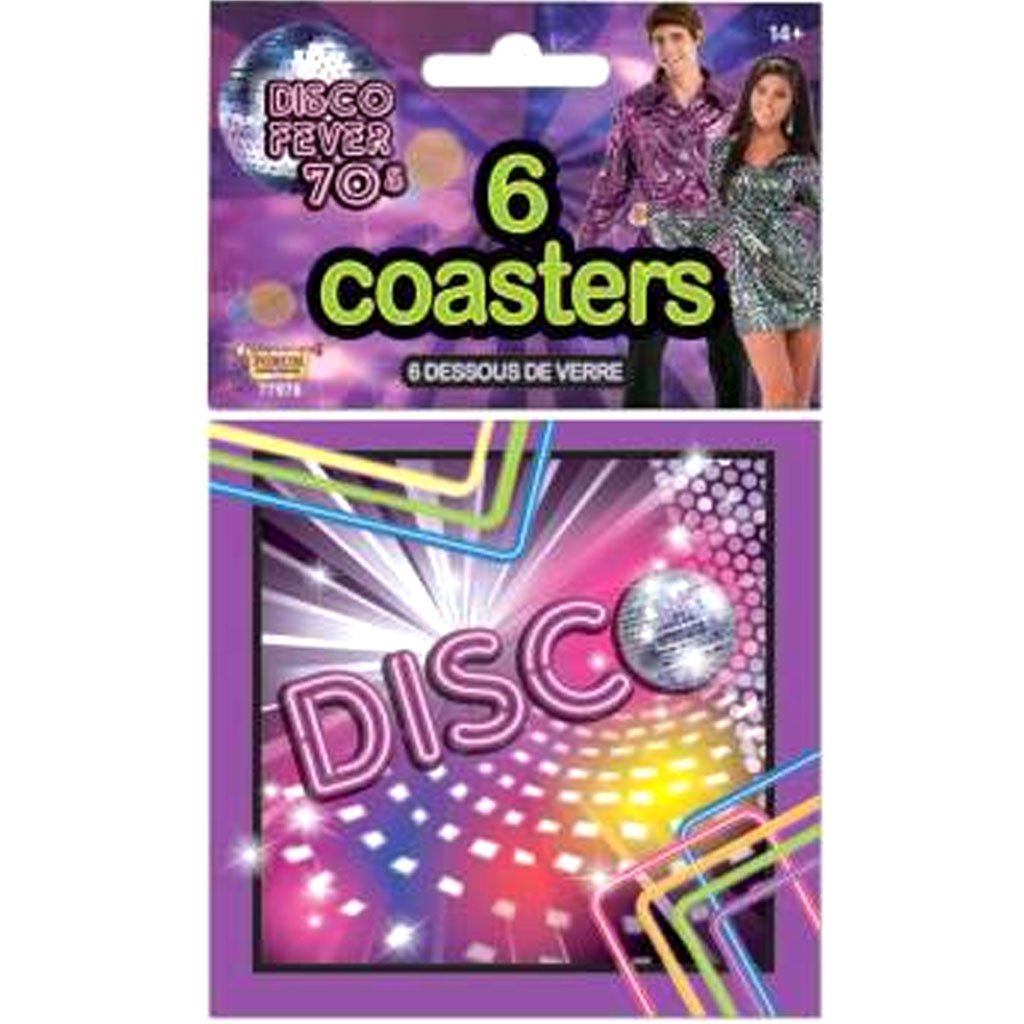 Disco Party Coasters