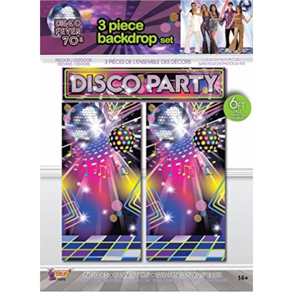 Disco Party Backdrop