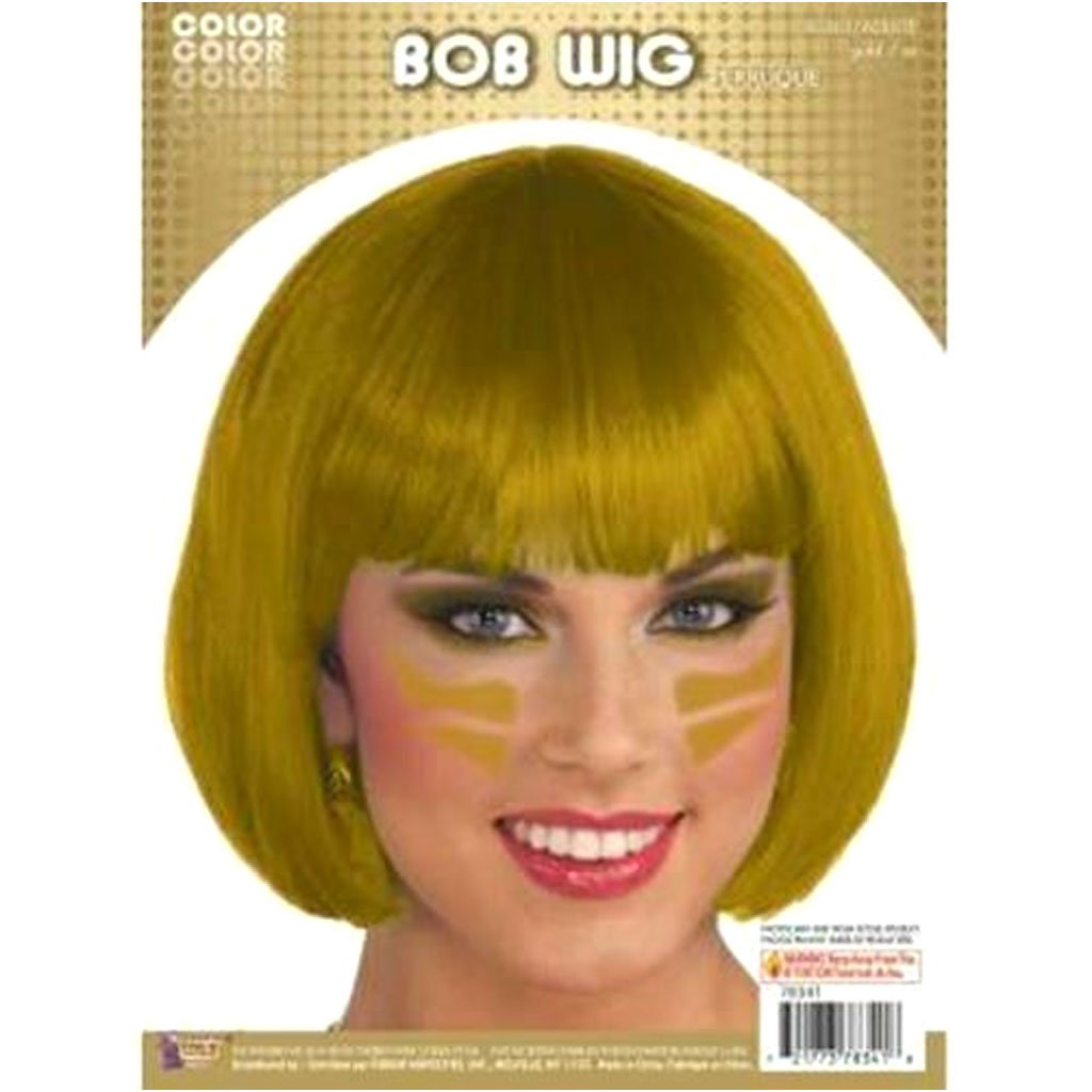 Gold Bob Wig