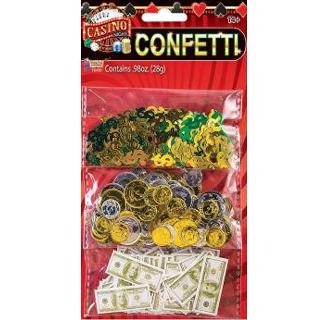 Casino Night Confetti 3pcs