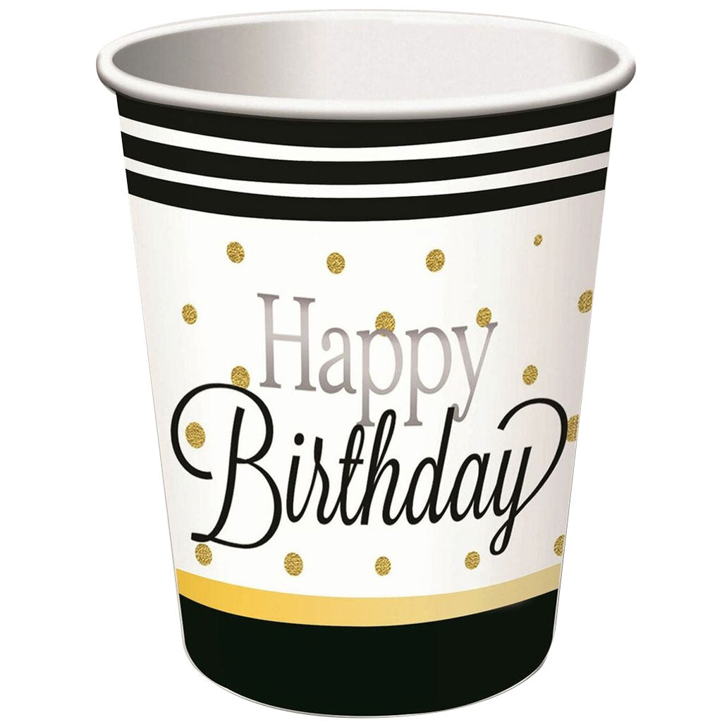 Elegant Happy Birthday Cup