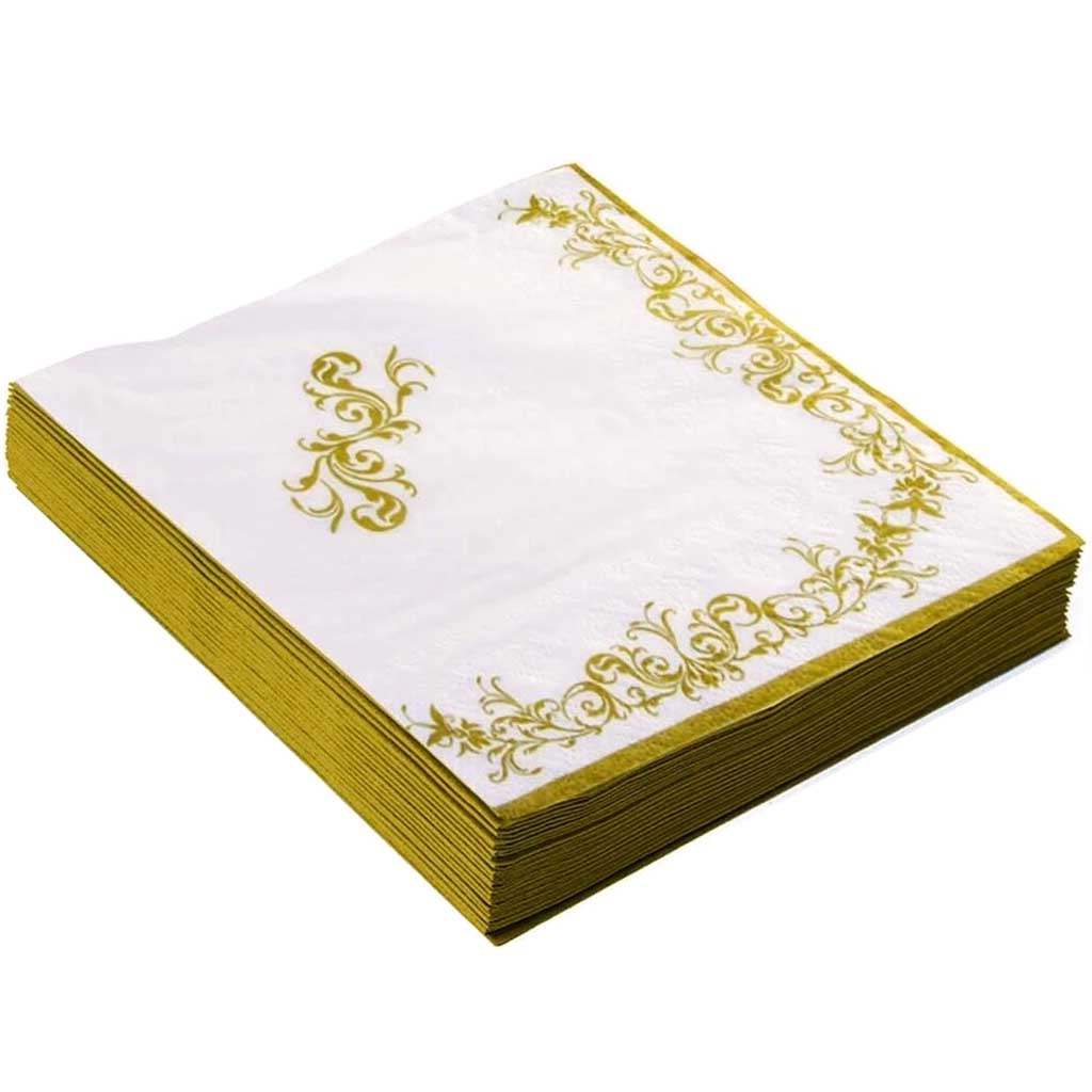 Classic Gold Beverage Napkin