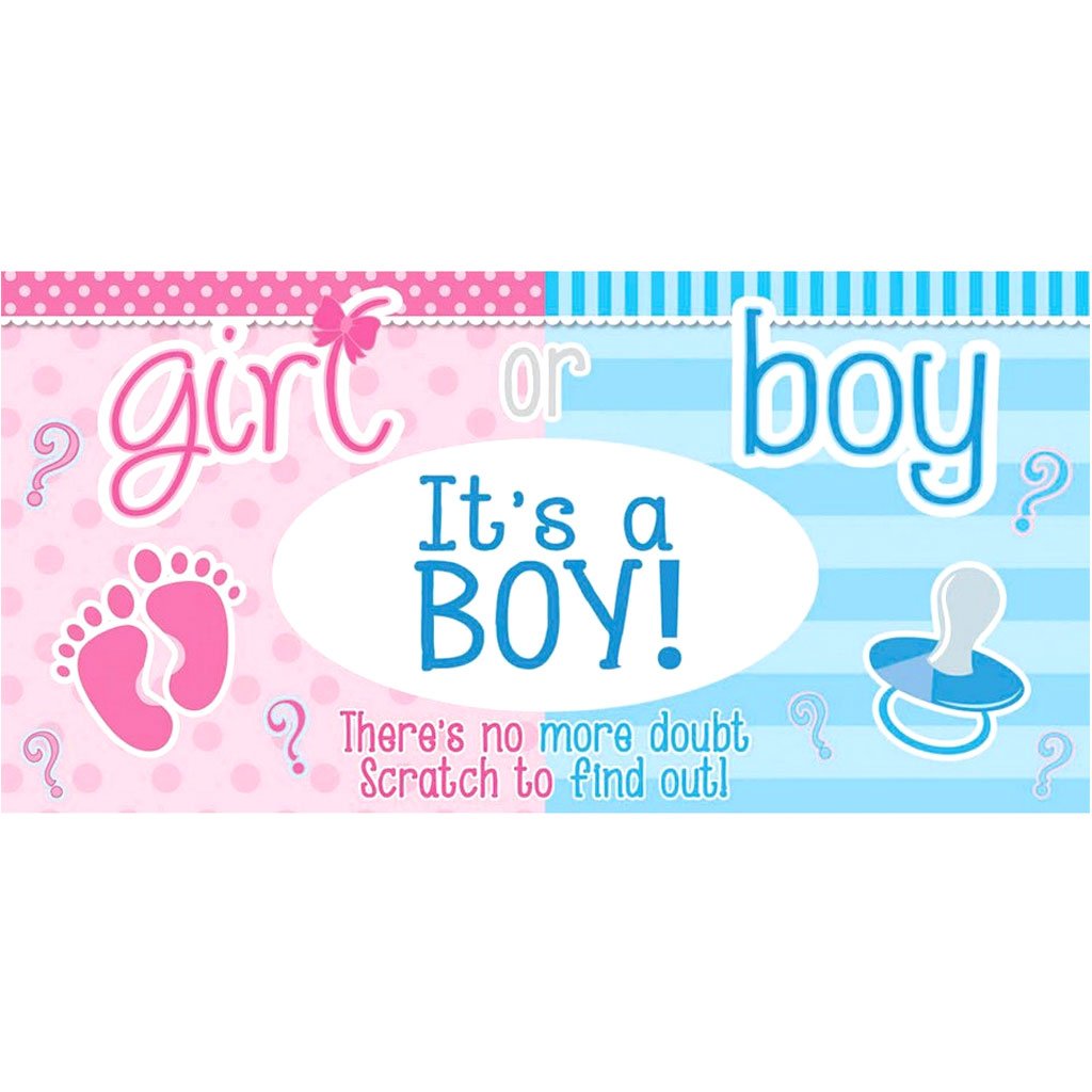 Gender Reveal LOTTO Tickets Boy