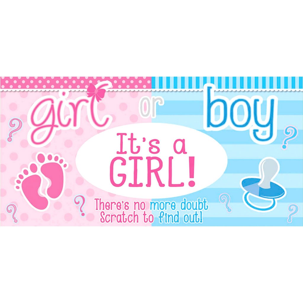 Gender Reveal LOTTO Tickets Girl