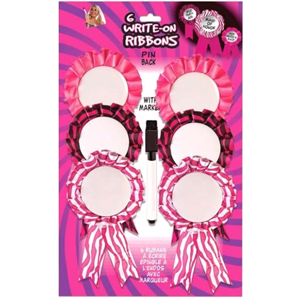 Bachelorette Write on Ribbons