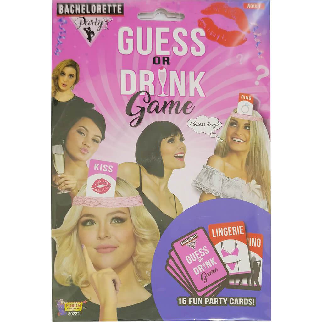 Bachelorette Guess or Drink Game