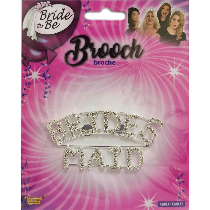 Brides Maid Stone Brooch Pin