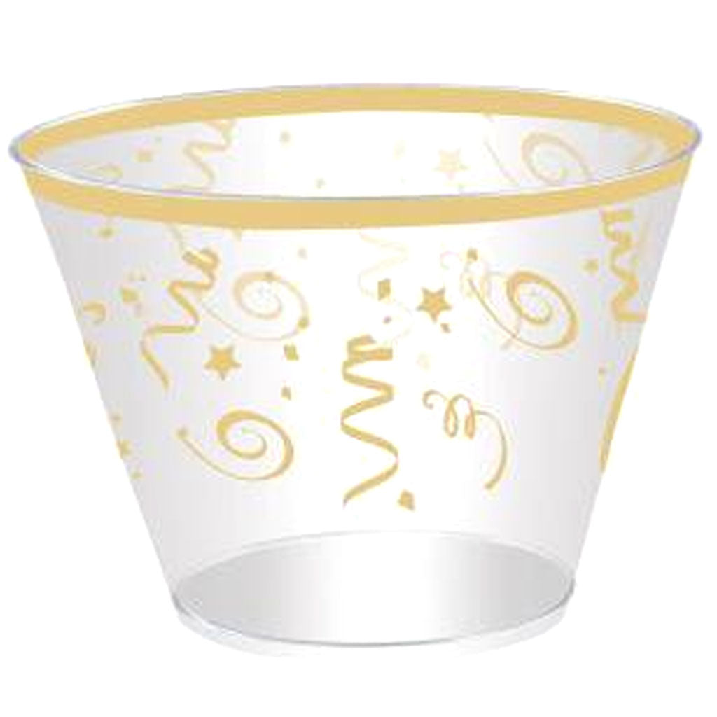 Gold Confetti Tumbler 10pcs 9oz