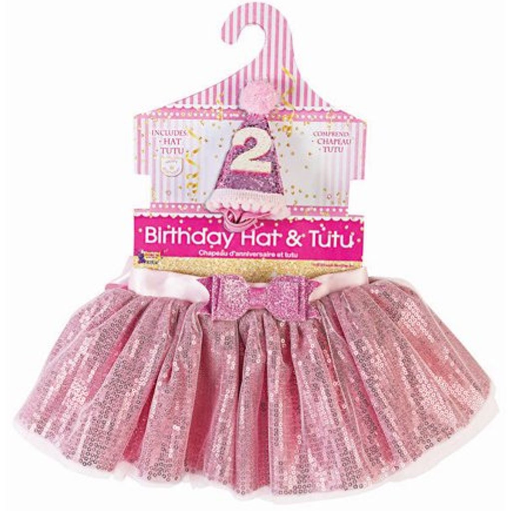 Birthday Girl Hat &amp; Tutu Set