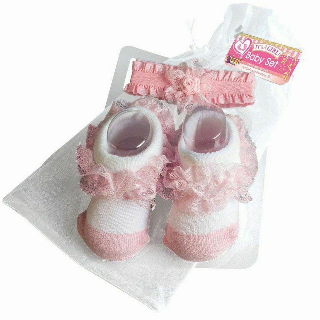 It’s a Girl Headband &amp; Bootie Set