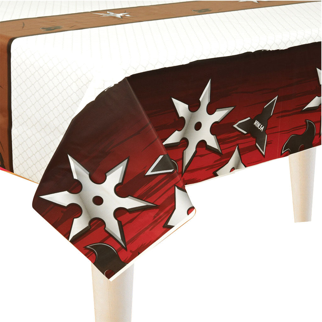 Ninja Warrior Party Plastic Tablecover