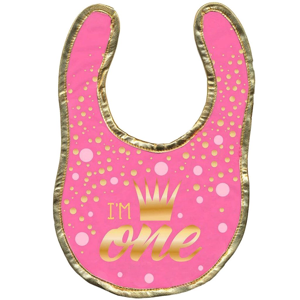 First Birthday Girl Bib