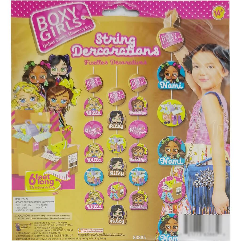 Boxy Girl Hanging Decorations