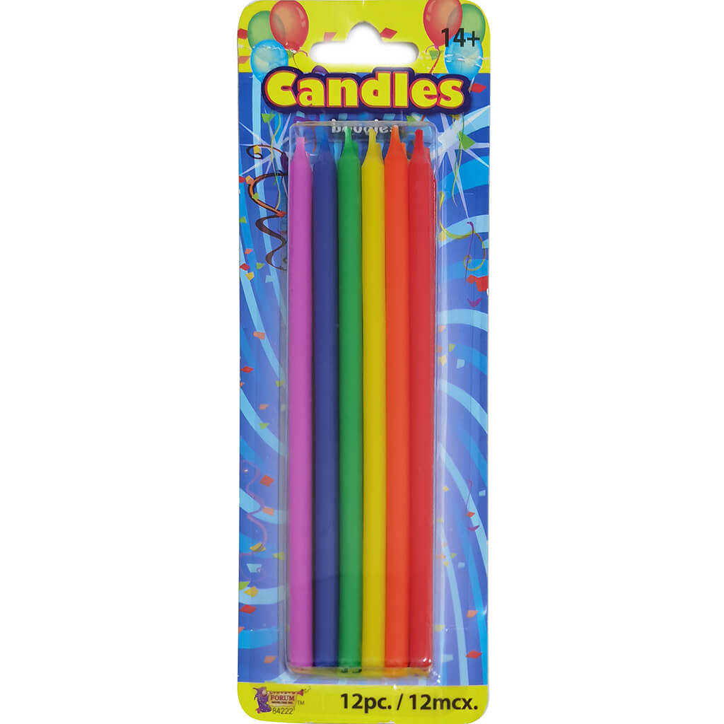 Extra Long Rainbow Birthday Candles