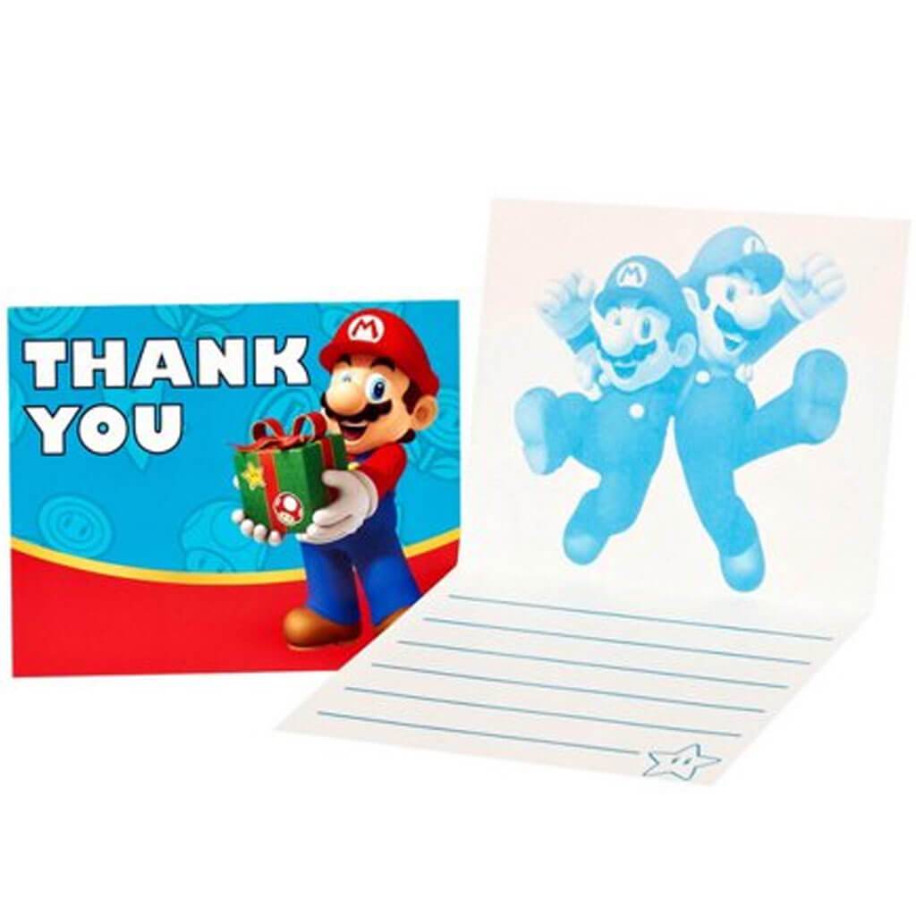 Super Mario Thank You Notes