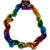 Jumbo Chain Necklace Rainbow