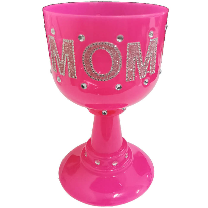 Pink Goblet "Mom"