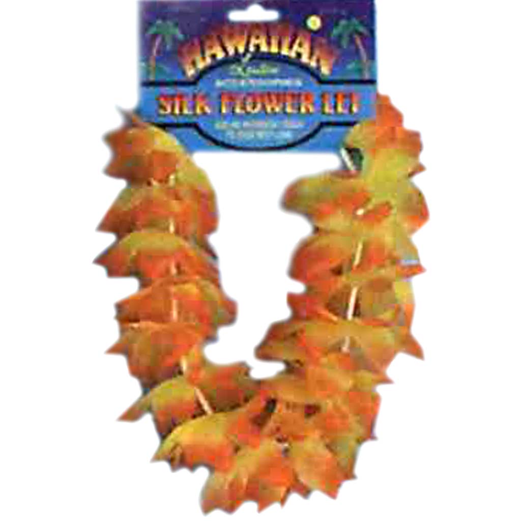 Lei Headpiece Value Orange Yellow