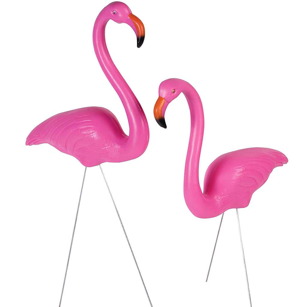 Pink Flamingo Decorations Lawn 24&quot;