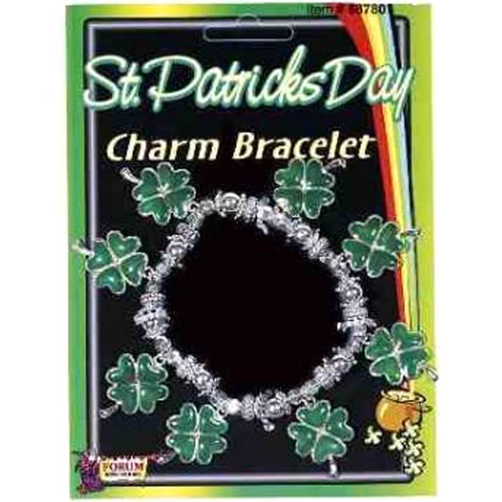 St.Pat Shamrock Charm Bracelet