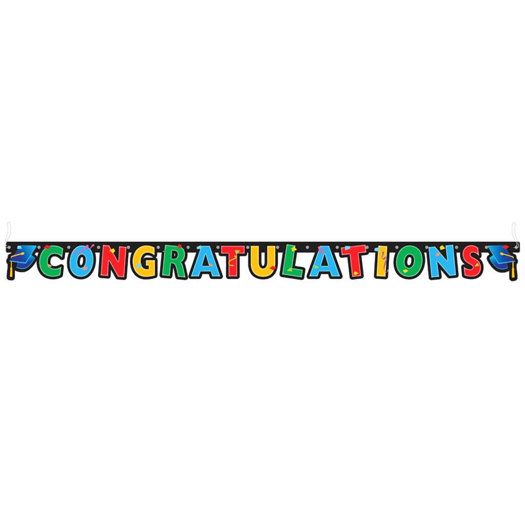 Graduation Letter Banner Congratulation