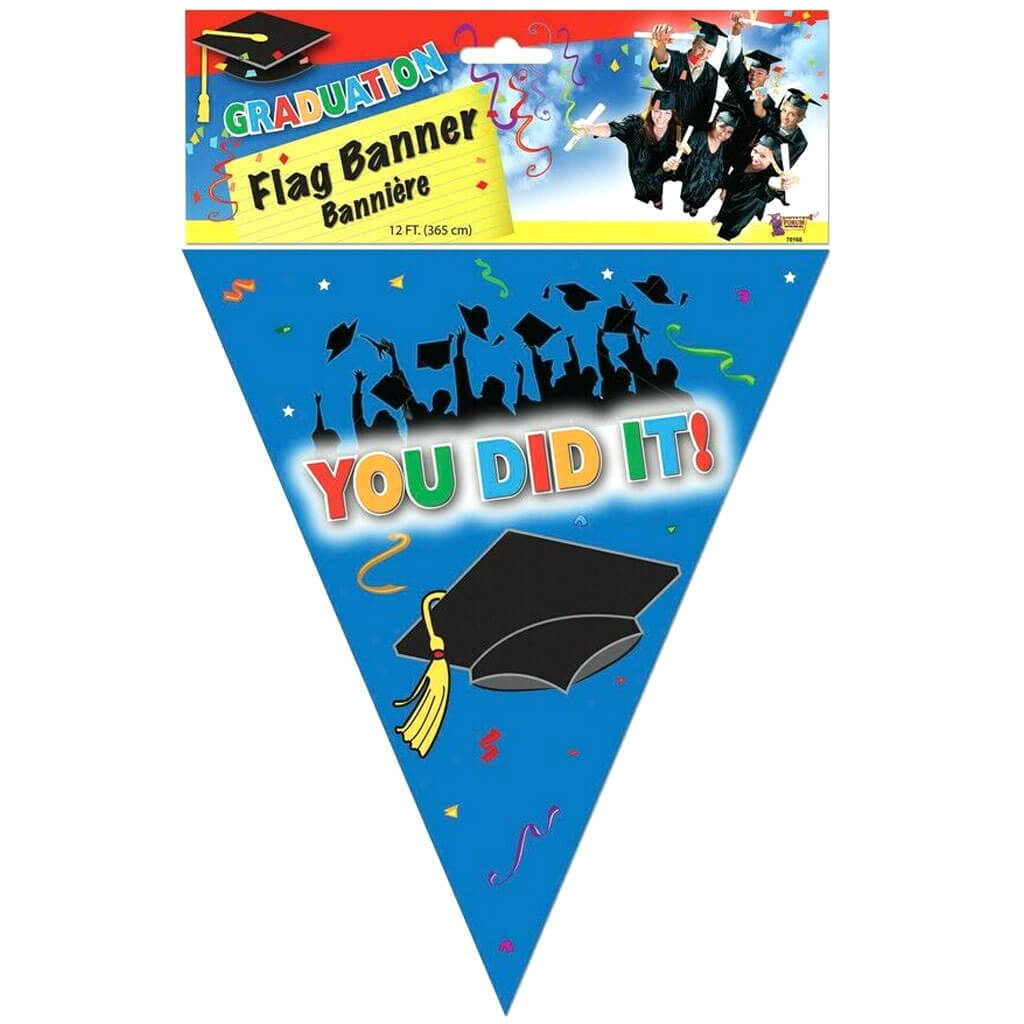 Graduation Flag Banner