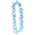 Flower Lei with Beads Light Blue