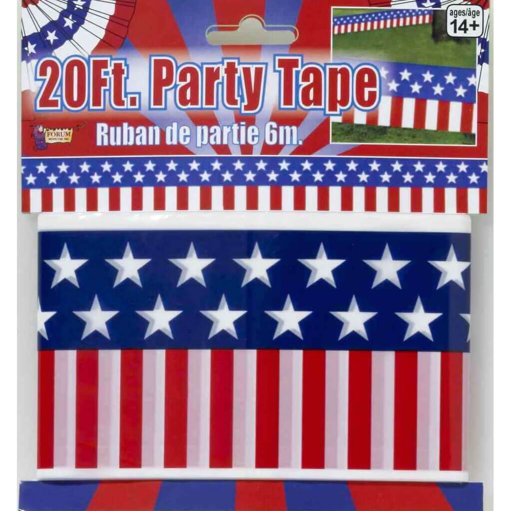 Patriotic Party Tape 20ft