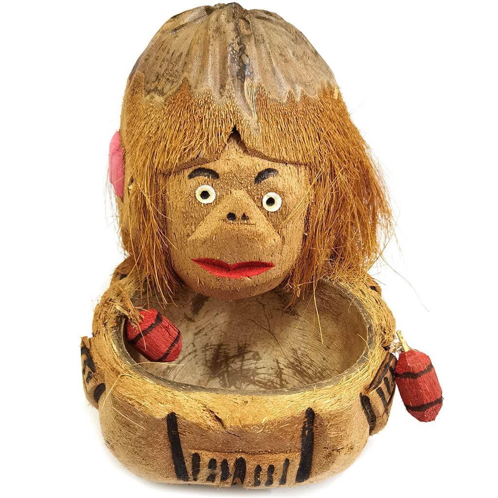 Coconut Maraca Woman Bowl