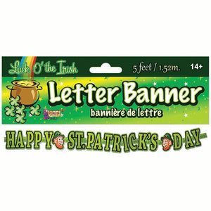 St Patricks Letter Banner