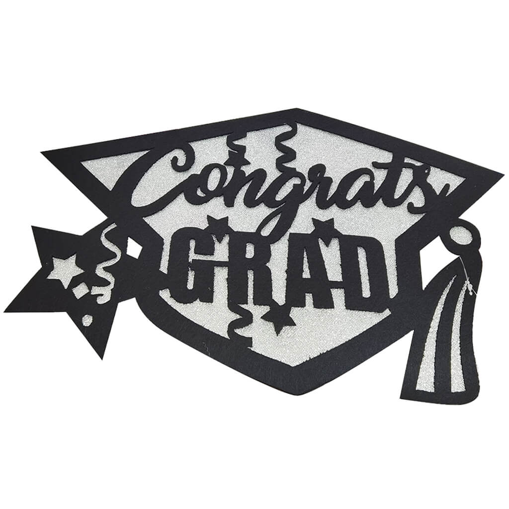 Graduation Felt Diamond Decor