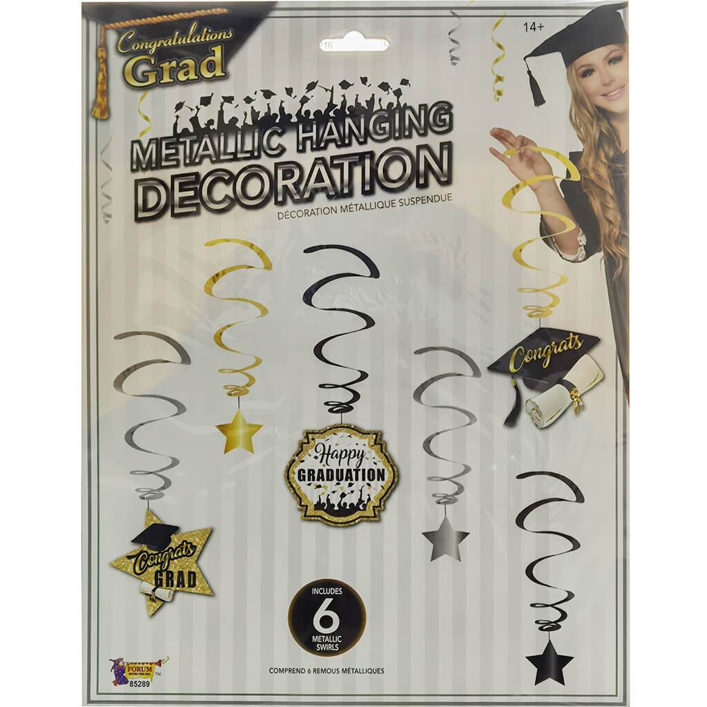 Graduation Metallic Hanging Decoration