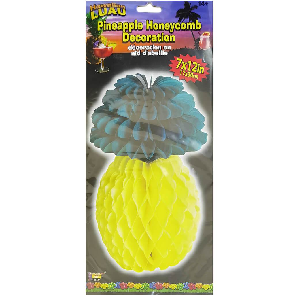 Luau Tissue Pineapple Centerpiece