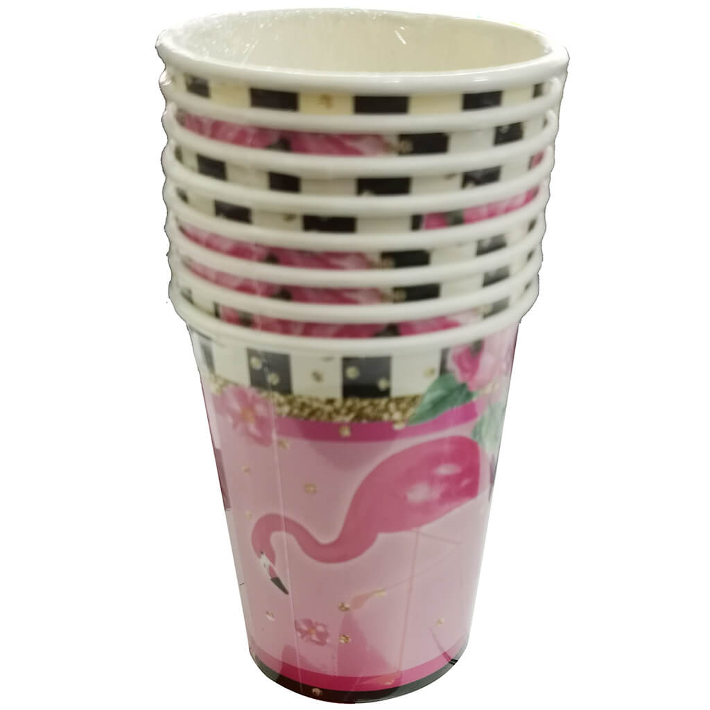 Flamingo Cups 9oz