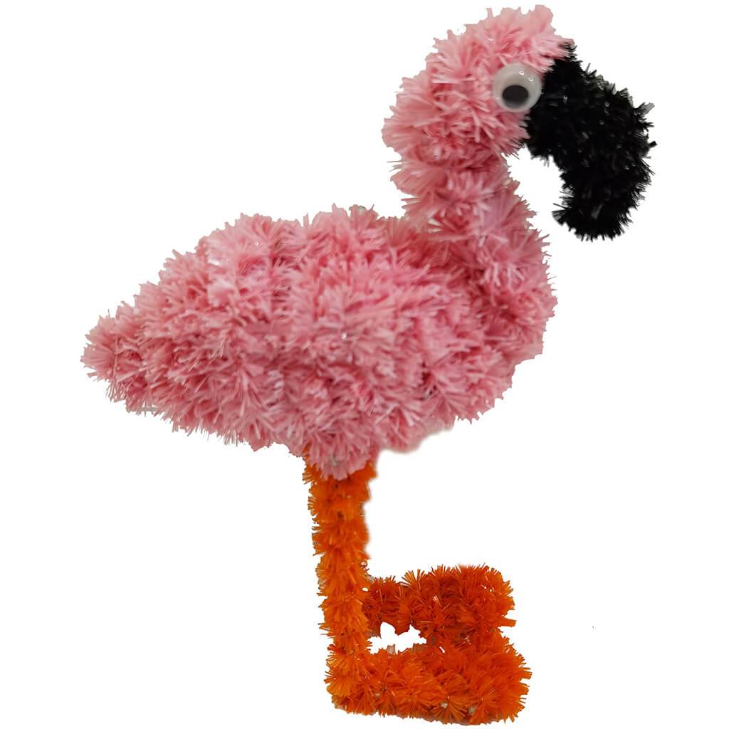 Flamingo Tinsel Decor