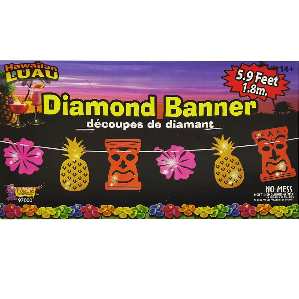 Diamond Luau Banner