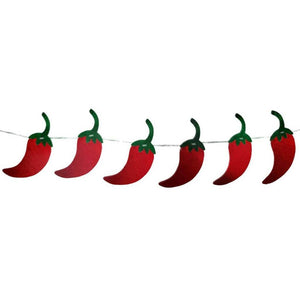 Red Chili Pepper Diamond Banner